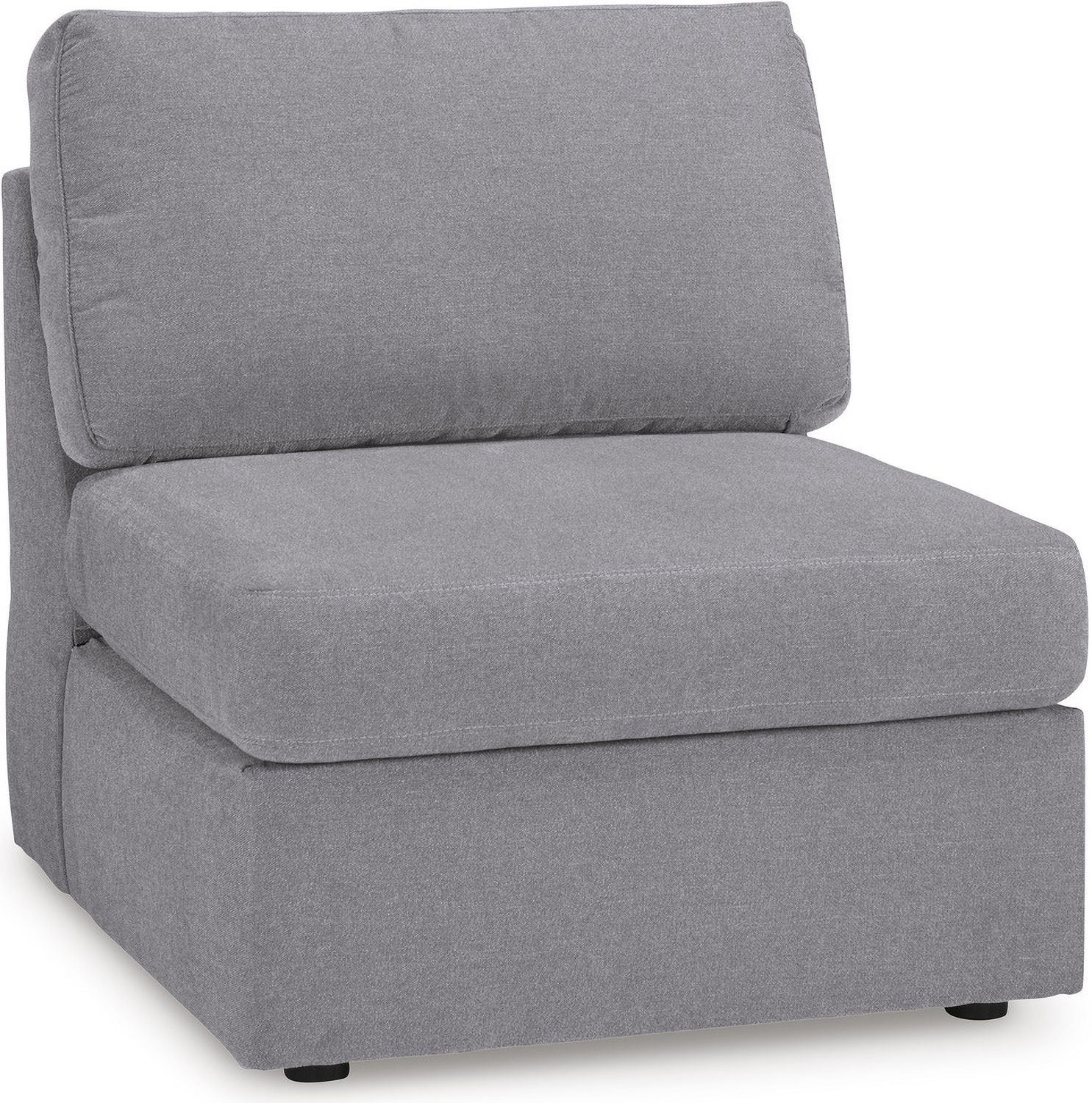 Modmax 7-Piece Balanced Sectional with Audio and Storage Consoles In Granite 92104S69