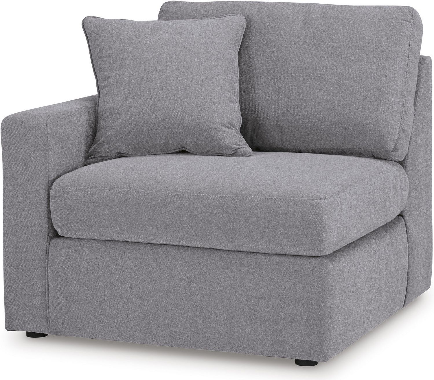 Modmax 7-Piece Balanced Sectional with Audio and Storage Consoles In Granite 92104S69
