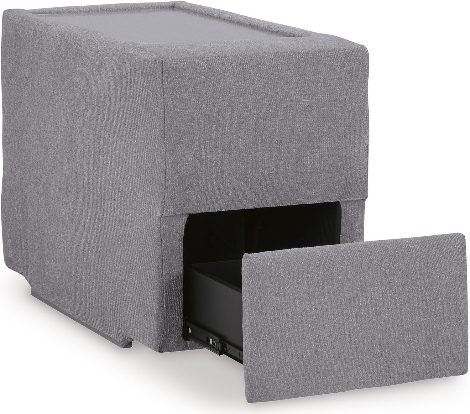 Modmax 7-Piece Balanced Sectional with Audio and Storage Consoles In Granite 92104S69
