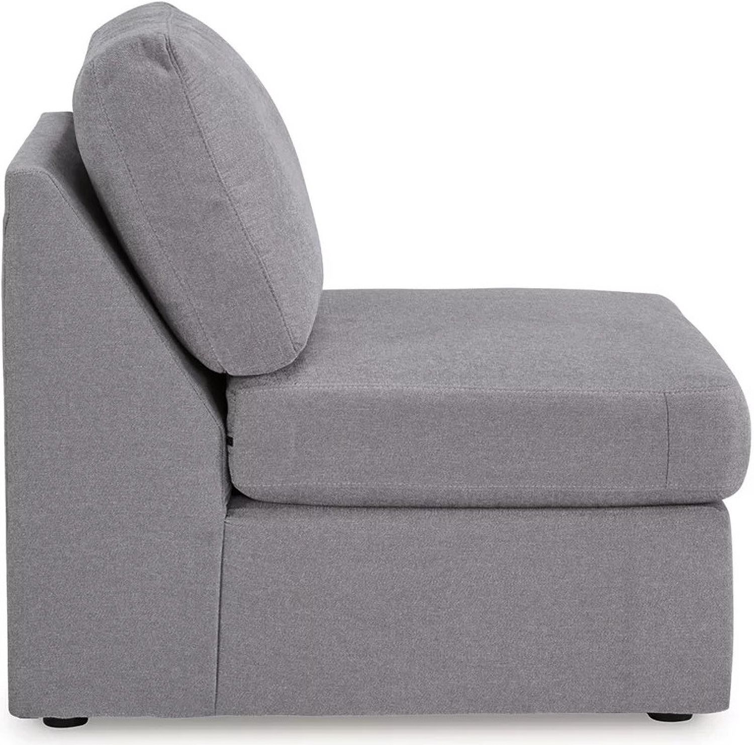 Modmax 7-Piece Balanced Sectional with Audio and Storage Consoles In Granite 92104S69