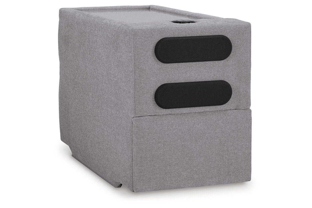 Modmax 5 Piece Sectional with Audio Console In Granite 92104S70