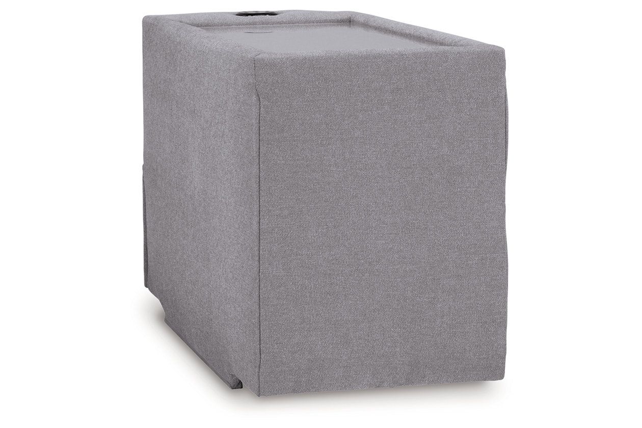 Modmax 5 Piece Sectional with Audio Console In Granite 92104S70