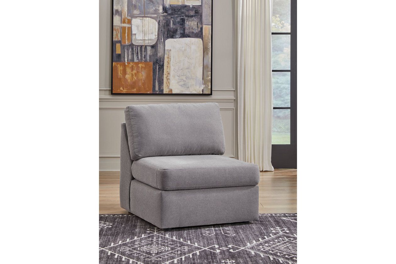 Modmax 5 Piece Sectional with Audio Console In Granite 92104S70