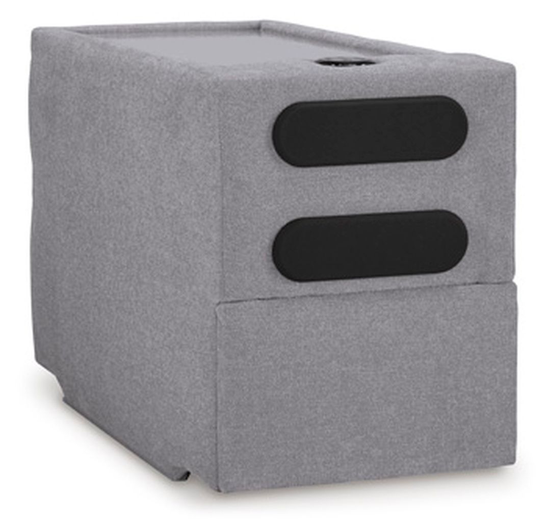 Modmax 5 Piece Sectional with Audio Console In Granite 92104S70