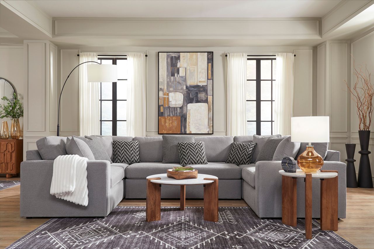 Modmax 6-Piece Sectional In Granite 92104S8