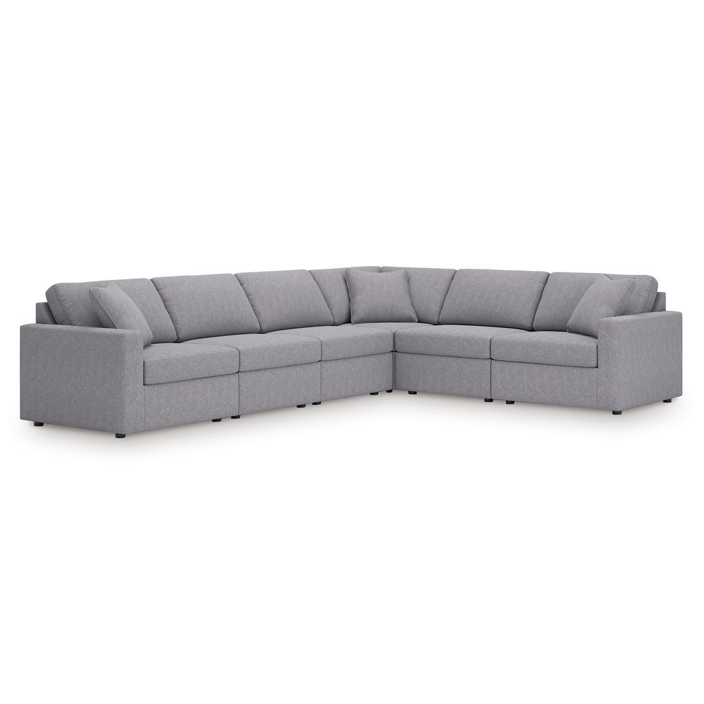 Modmax 6-Piece Sectional In Granite 92104S8