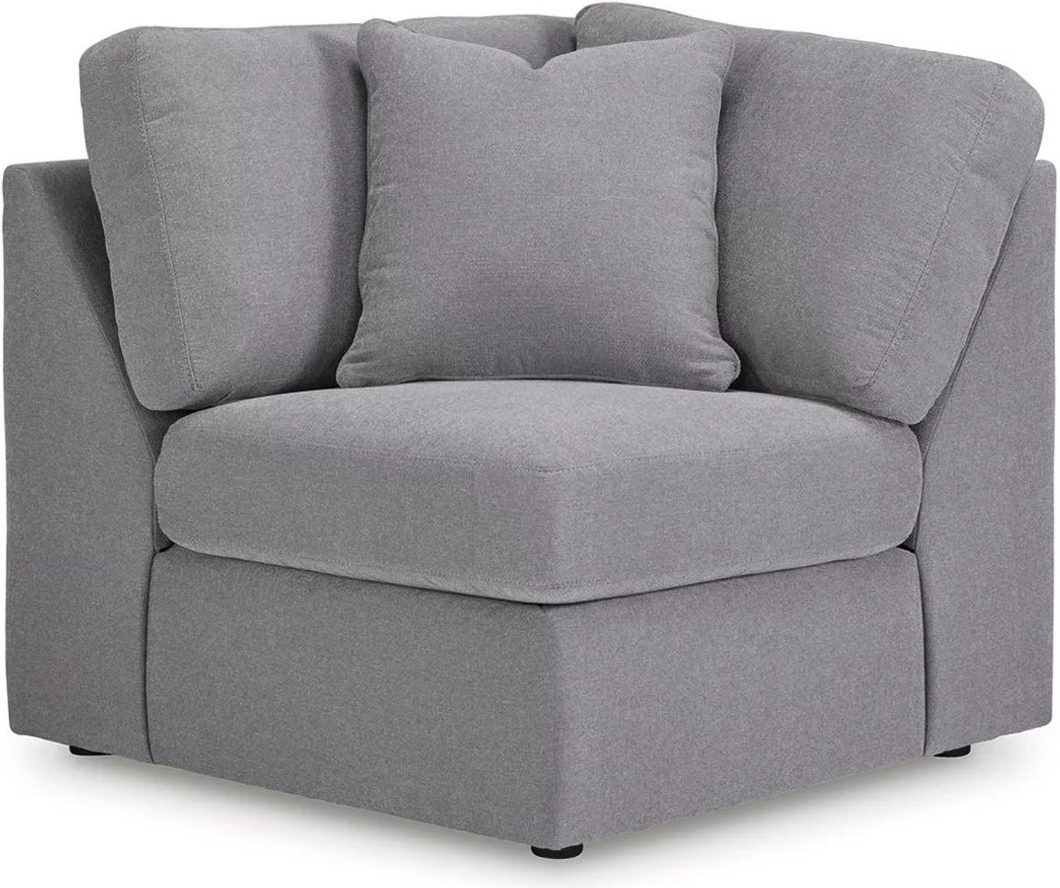 Modmax 6-Piece Sectional and Oversized Accent Ottoman In Granite 92104U25