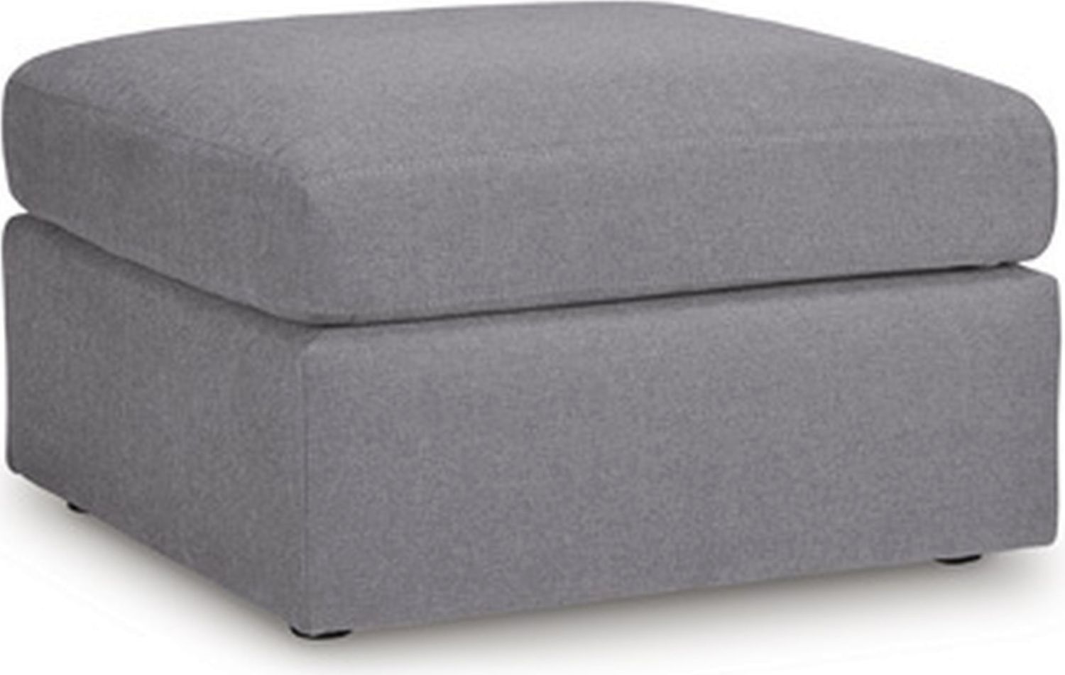 Modmax 6-Piece Sectional and Oversized Accent Ottoman In Granite 92104U25