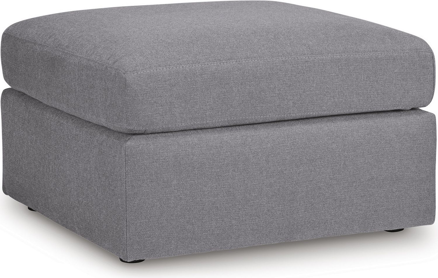 Modmax 6-Piece Sectional and Oversized Accent Ottoman In Granite 92104U25