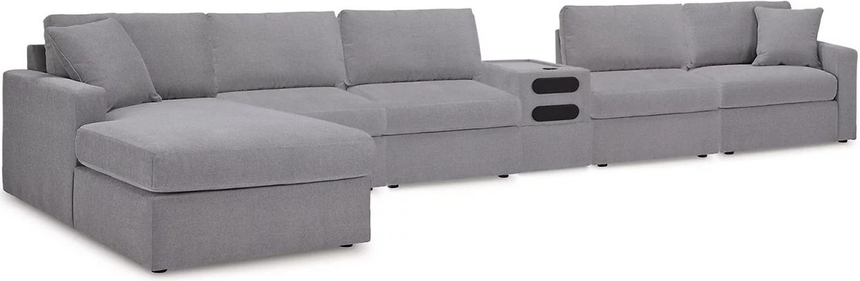 Modmax 6-Piece Sectional In Granite 92104U26