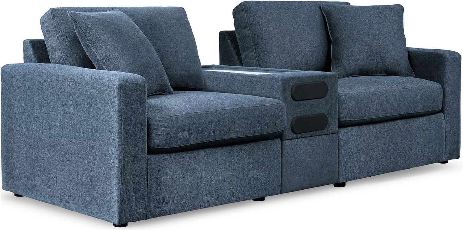 Modmax 3-Piece Sectional Loveseat With Audio System In Ink 92121S13