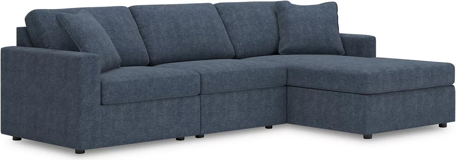 Modmax 3-Piece Sectional with Chaise In Ink 92121S18
