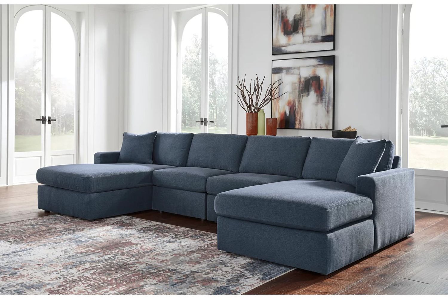 Modmax 4-Piece Sectional With Chaise In Ink 92121S19