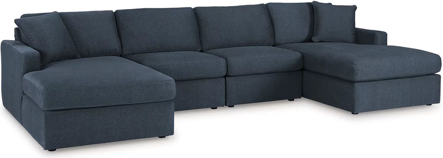 Modmax 4-Piece Sectional With Chaise In Ink 92121S19
