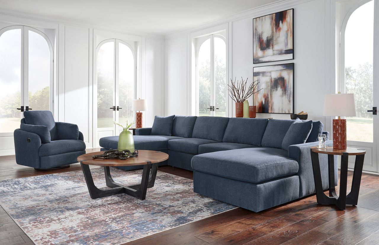 Modmax 4-Piece Sectional With Chaise In Ink 92121S19