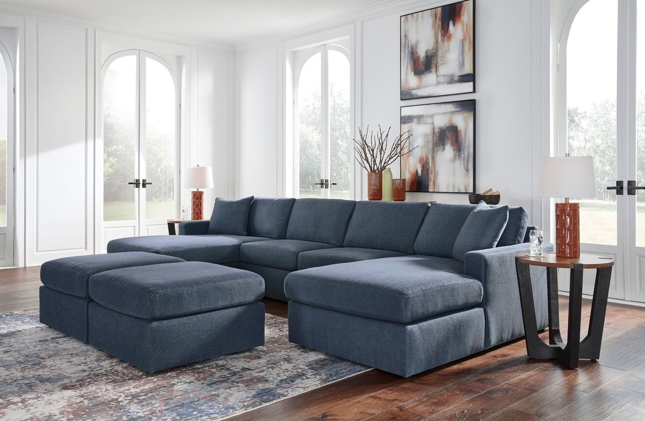 Modmax 4-Piece Sectional With Chaise In Ink 92121S19