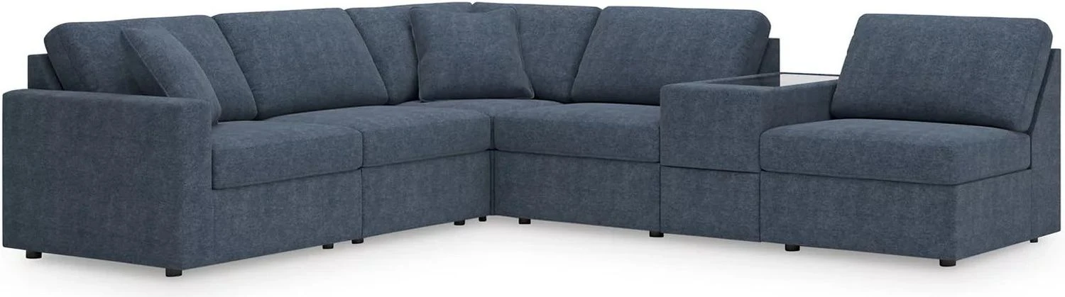 Modmax 6-Piece Sectional with Storage Console In Ink 92121S20