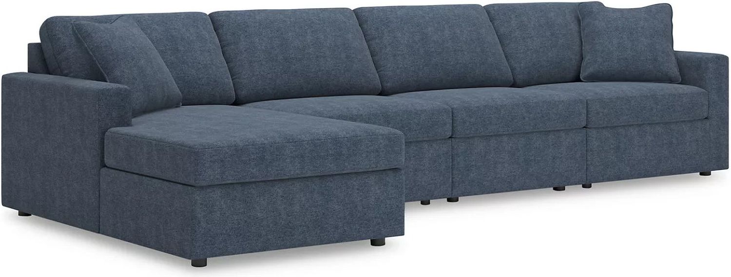 Modmax 4-Piece LAF Sectional with Chaise In Ink 92121S26