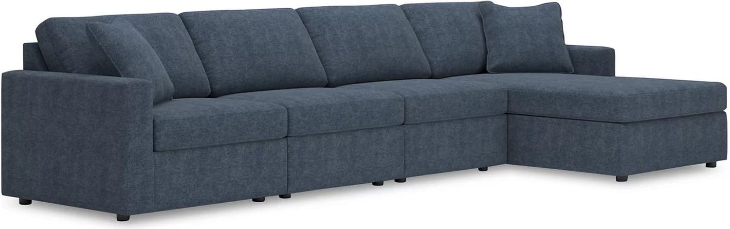 Modmax 4-Piece RAF Sectional with Chaise In Ink 92121S27