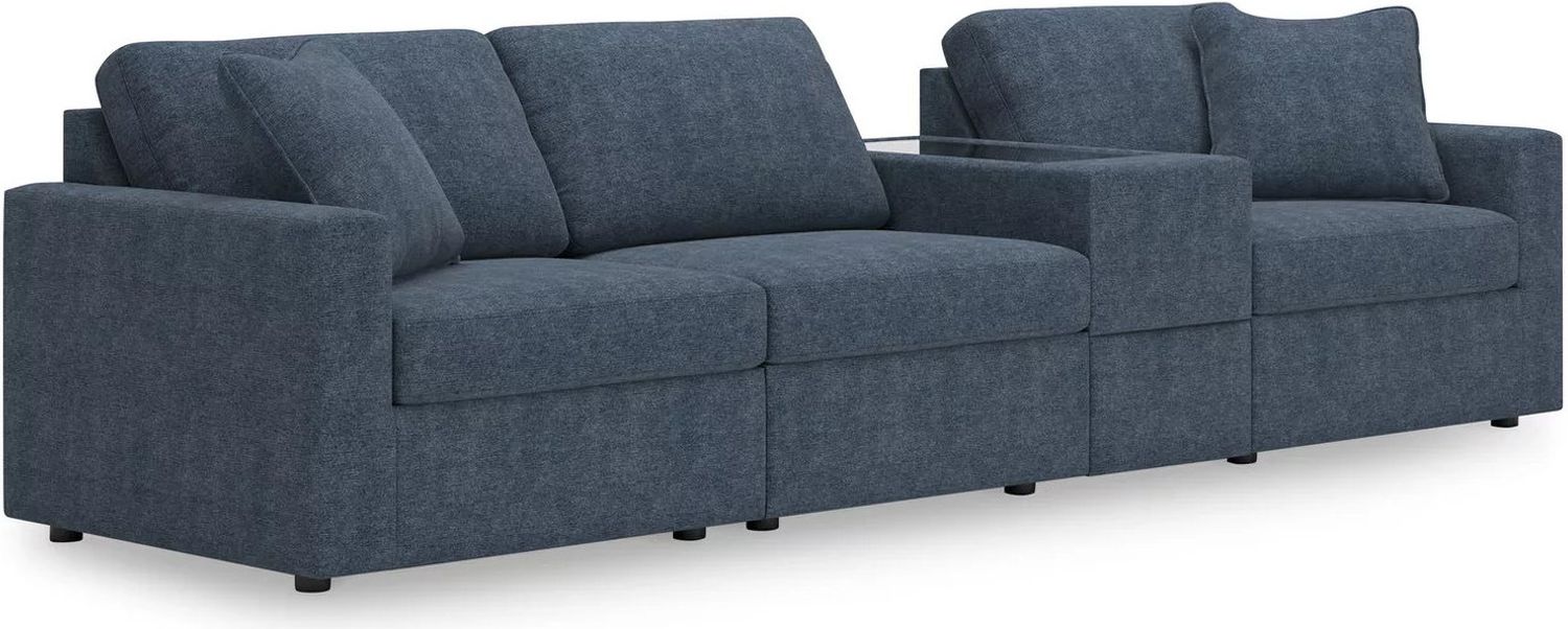 Modmax 4-Piece Sectional with Storage Console In Ink 92121S29