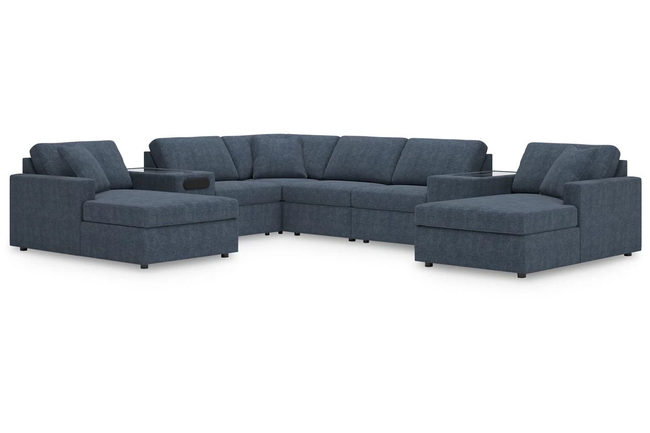 Modmax 8-Piece Sectional with Chaise In Ink 92121S31