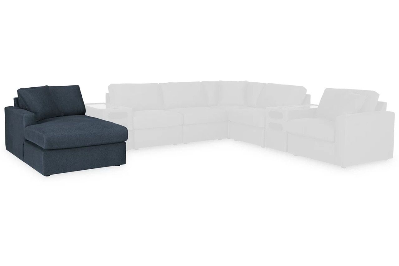 Modmax 4-Piece LAF Sectional with Audio Console In Ink 92121S38