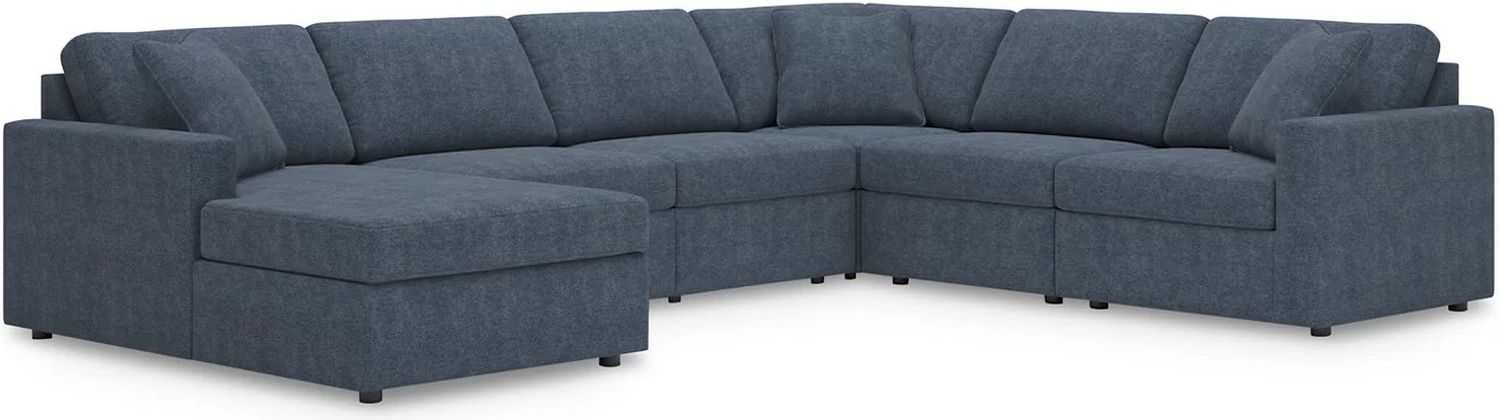 Modmax 6-Piece LAF Sectional In Ink 92121S45