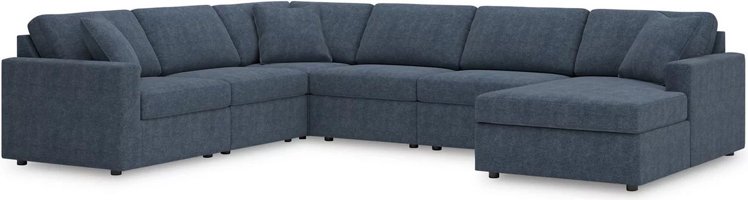 Modmax 6-Piece RAF Sectional In Ink 92121S46