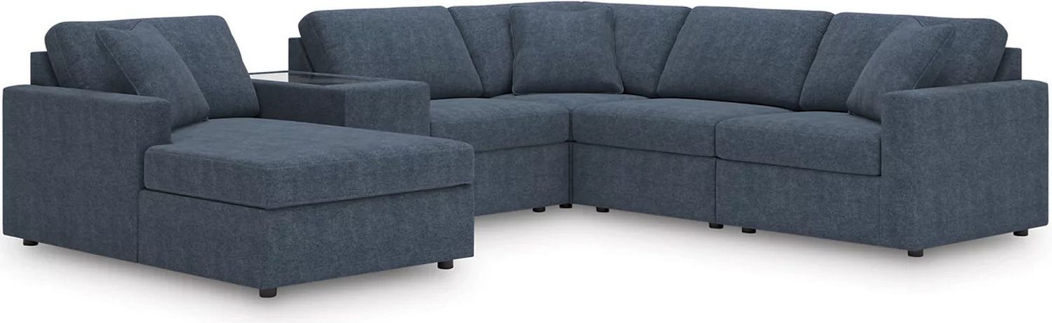 Modmax 6-Piece Sectional with Chaise In Ink 92121S52