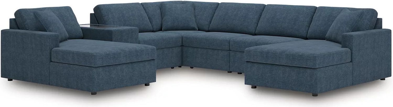 Modmax 7-Piece Sectional with Console In Ink 92121S54
