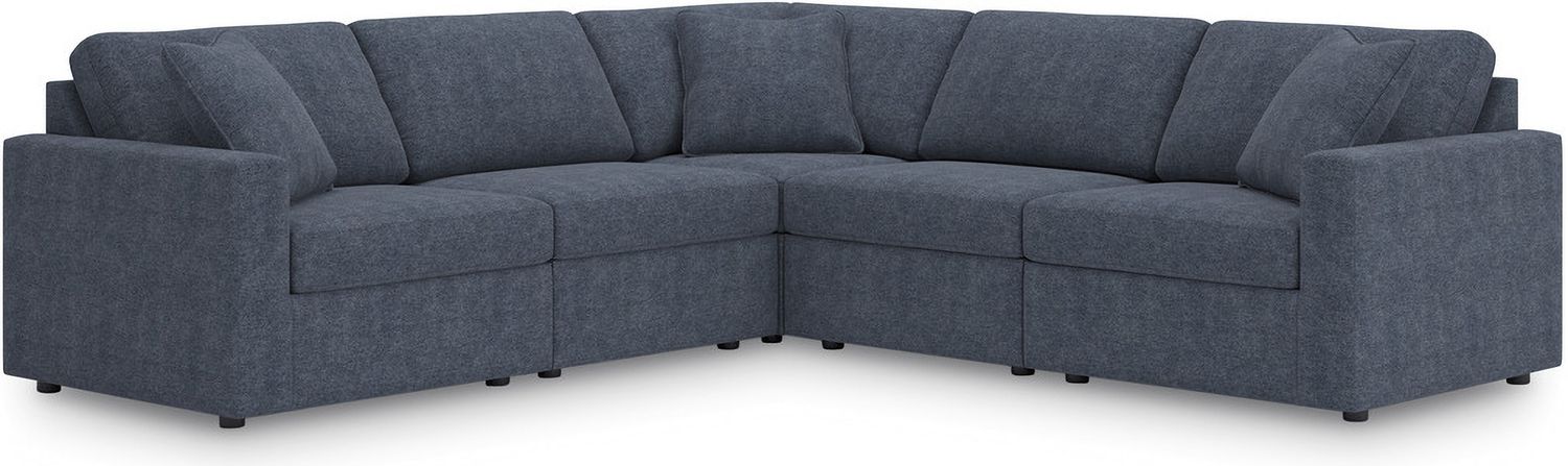 Modmax 5-Piece L-Shape Sectional In Ink 92121S6