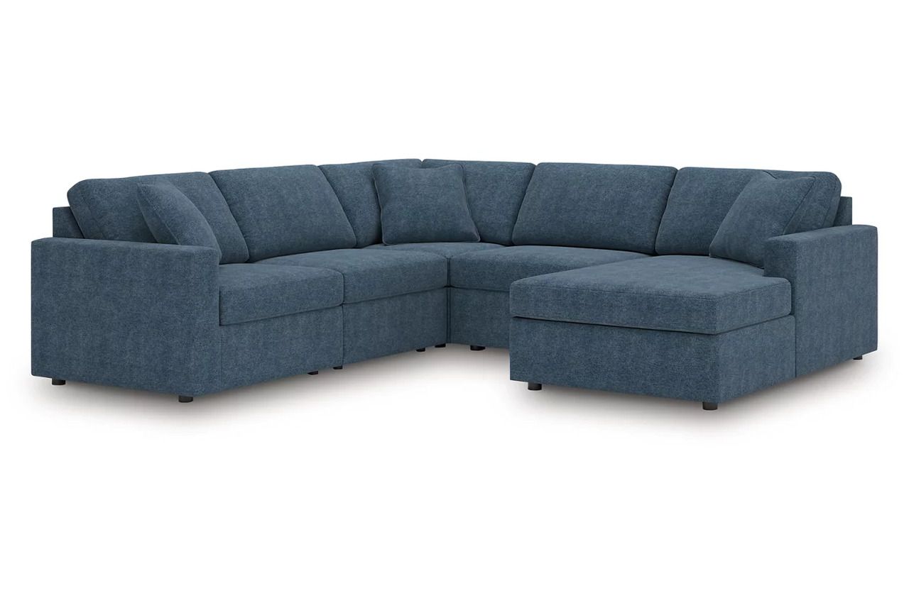 Modmax 5-Piece Sectional with RAF Chaise In Ink 92121S68
