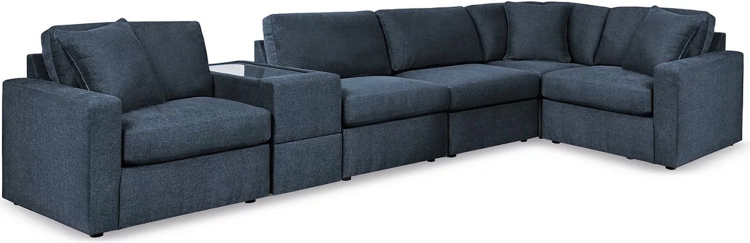 Modmax 6-Piece L-Shape Sectional In Ink 92121S7
