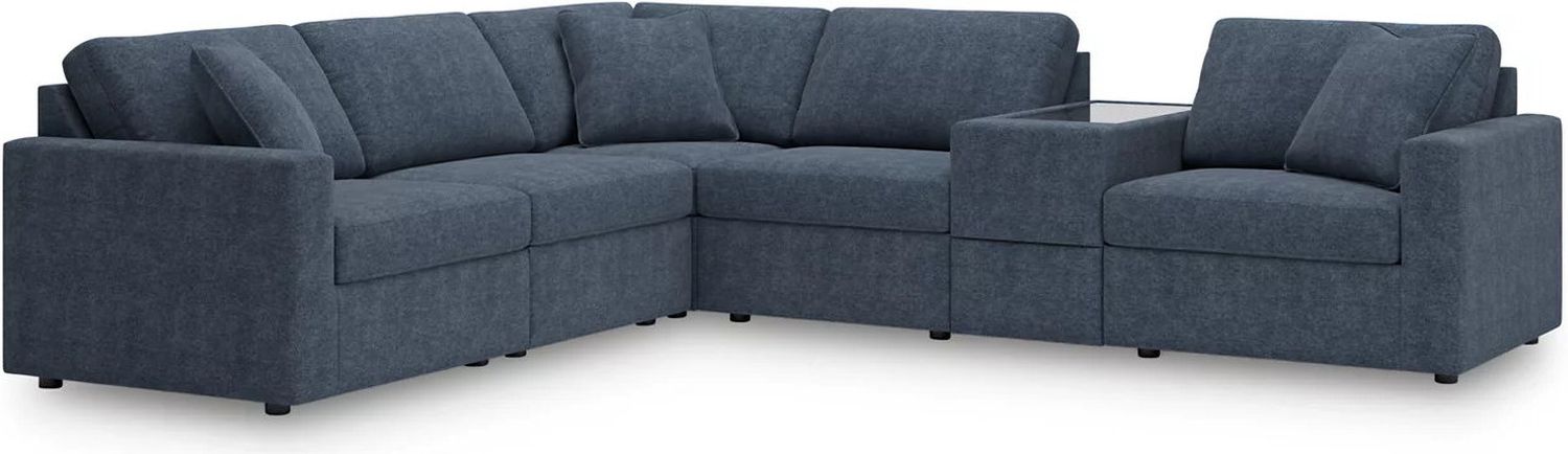 Modmax 6-Piece L-Shape Sectional In Ink 92121S7