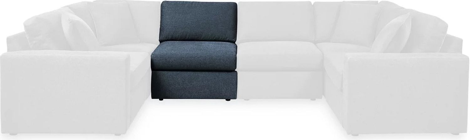 Modmax 6-Piece L-Shape Sectional In Ink 92121S7