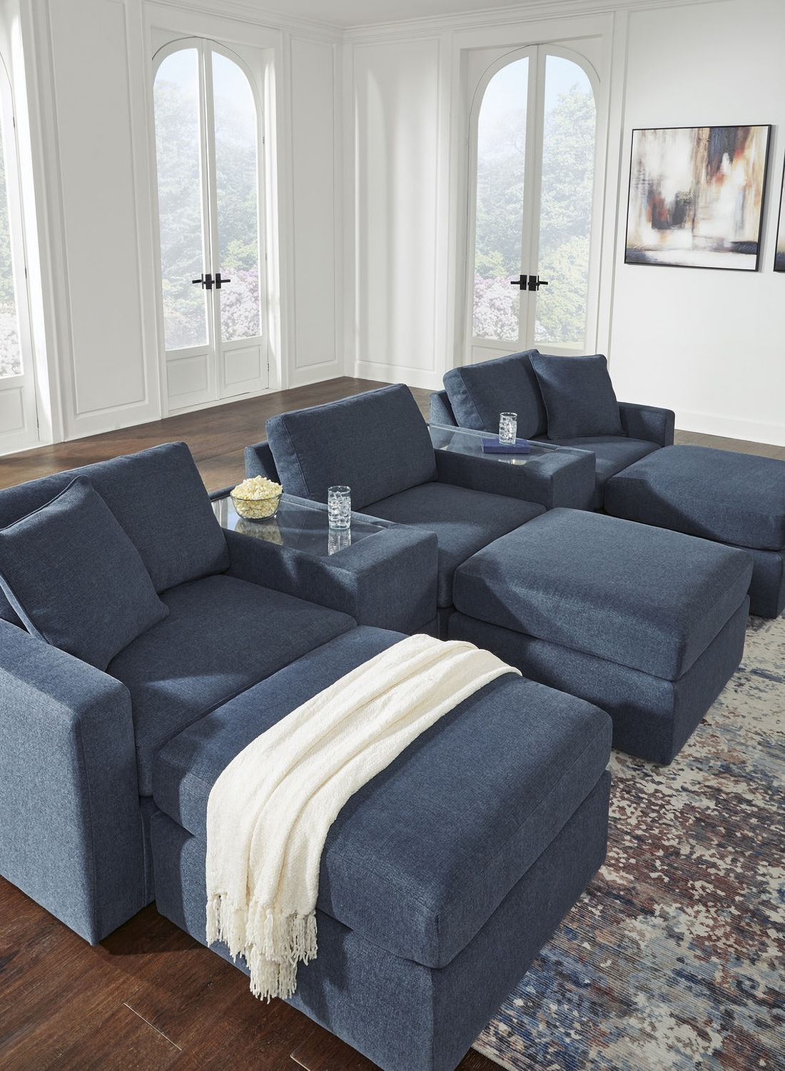 Modmax 6-Piece L-Shape Sectional In Ink 92121S7