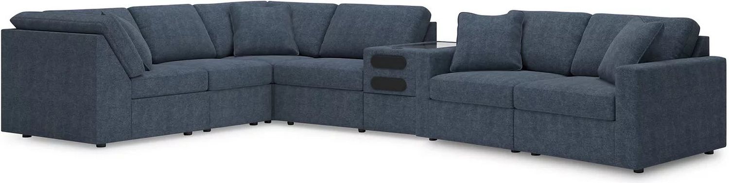 Modmax 7-Piece Sectional with Audio Console In Ink 92121S75