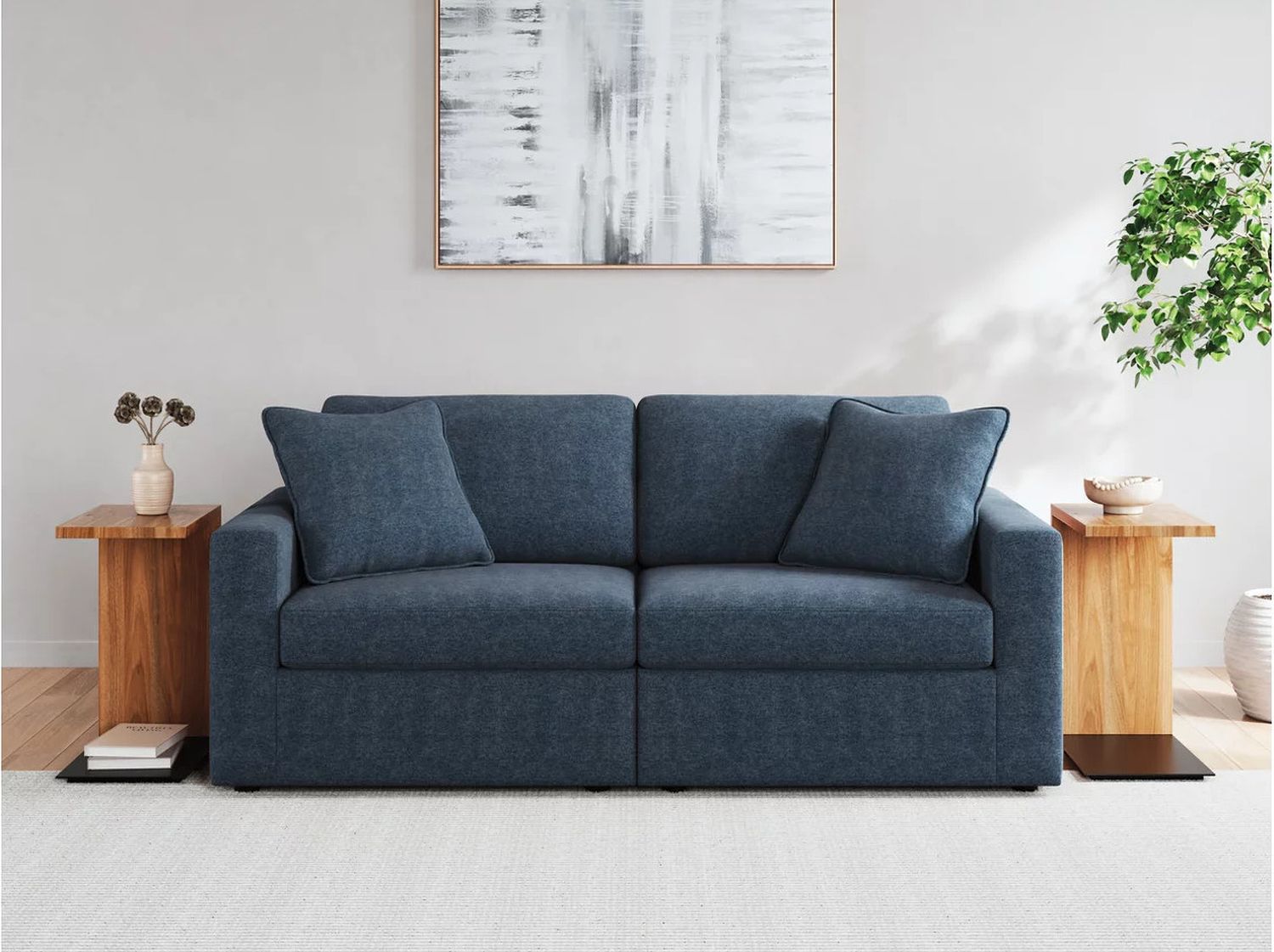 Modmax 7-Piece Sectional with Audio Console In Ink 92121S75