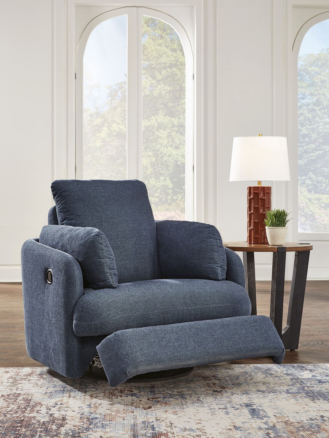 Modmax 7-Piece Sectional with Audio Console In Ink 92121S75