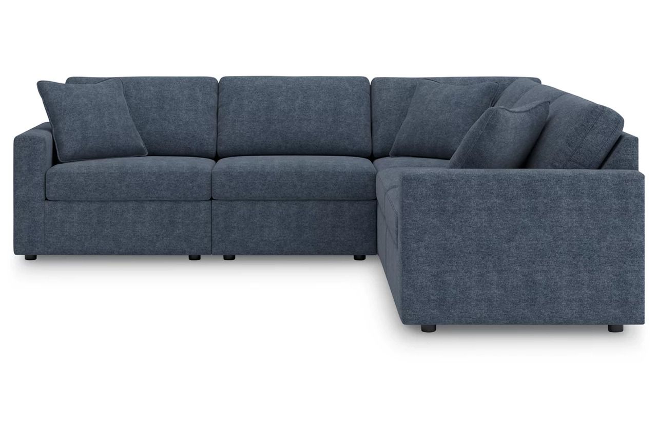 Modmax 5-Piece Sectional and Swivel Glider Recliner In Ink 92121U15