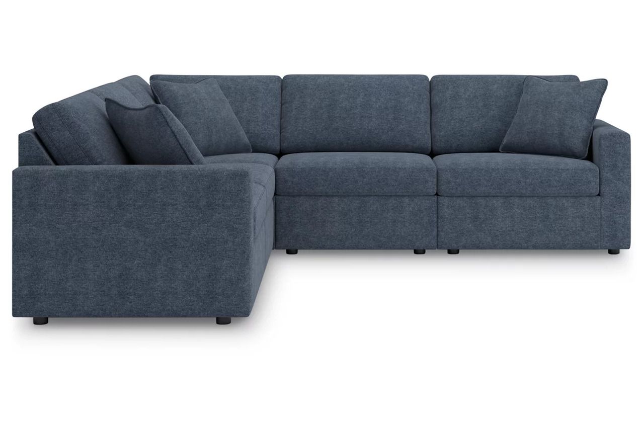 Modmax 5-Piece Sectional and Swivel Glider Recliner In Ink 92121U15