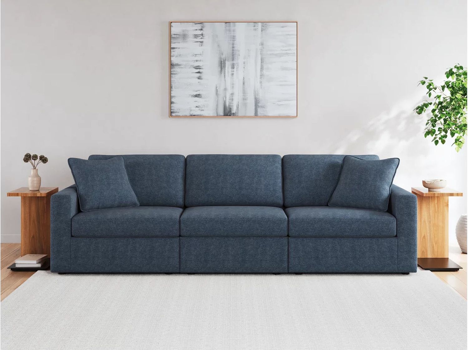 Modmax 3-Piece Sectional Sofa and 2-Piece Sectional Loveseat In Ink 92121U20