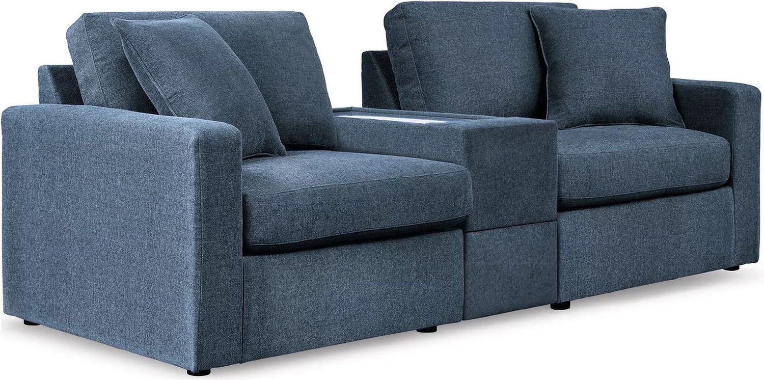 Modmax 3-Piece Sectional Sofa and 2-Piece Sectional Loveseat In Ink 92121U20
