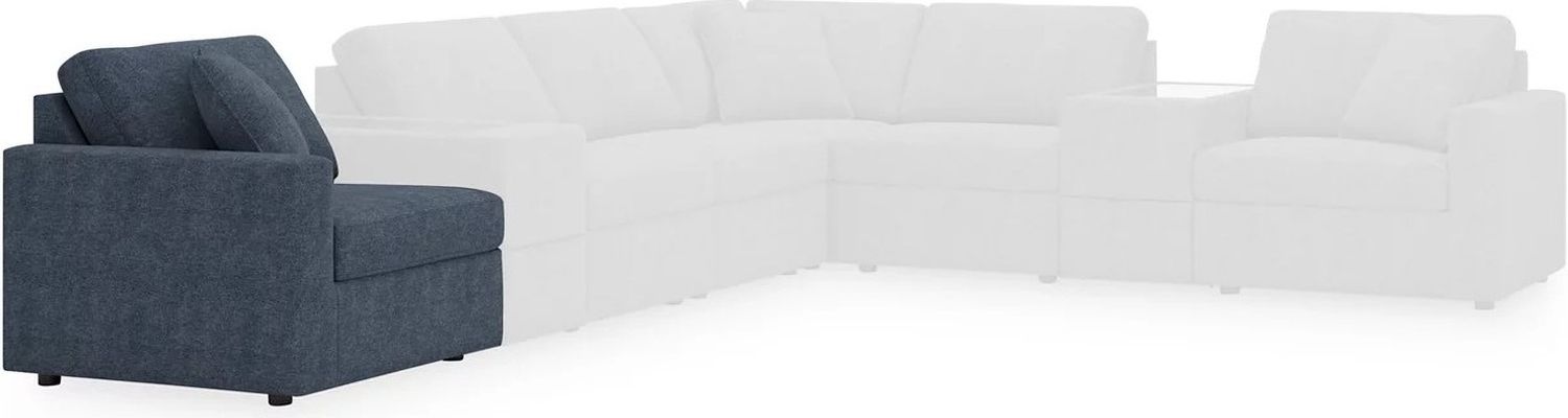 Modmax 3-Piece Sectional and 2 Ottomans In Ink 92121U26