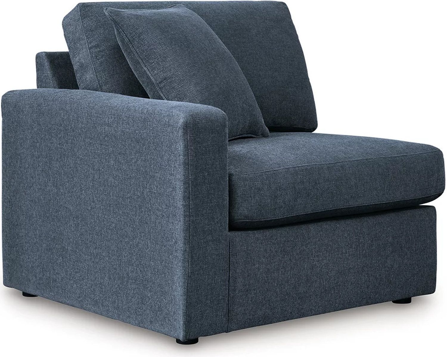 Modmax 6-Piece Sectional and 2 Ottomans with Console In Ink 92121U5
