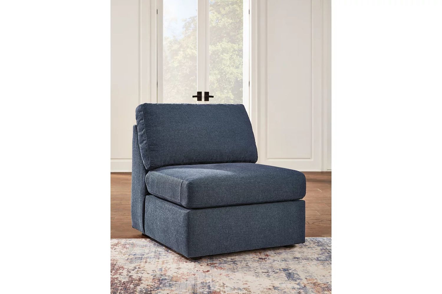 Modmax 6-Piece Sectional with Console and Ottoman In Ink 92121U7