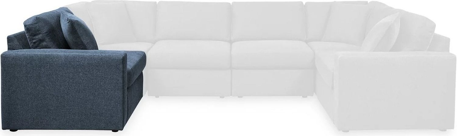 Modmax 6-Piece Sectional and 2 Ottomans In Ink 92121U8