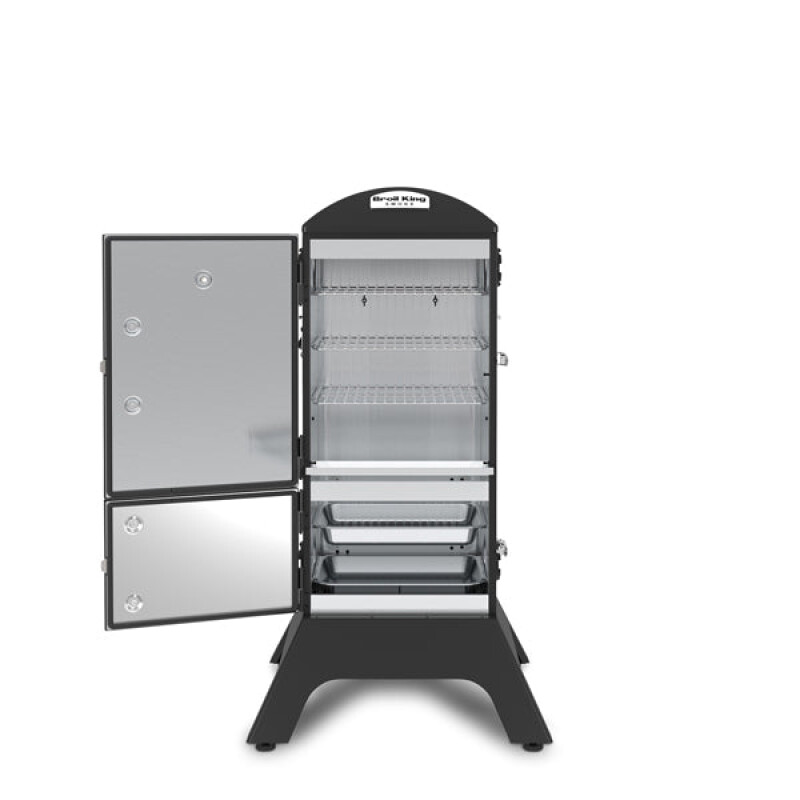Charcoal Cabinet Smoker view 2