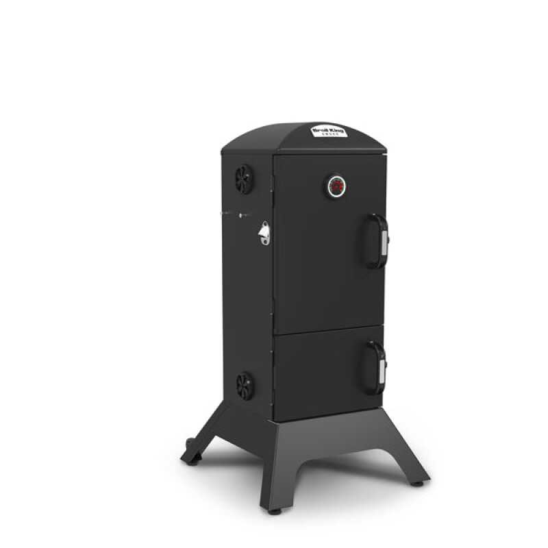 Charcoal Cabinet Smoker view 3