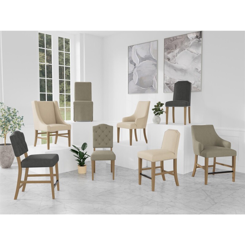 Mix-N-Match Chairs Buton Tuft Uph Chr 2in-Sd 92631